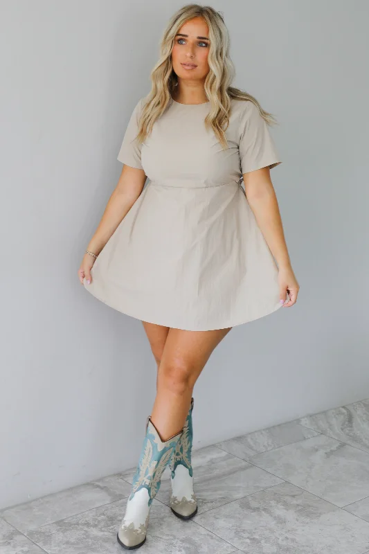 Fresh Styles, Fresh Deals Maddie's Favorite Mini Dress: Sand