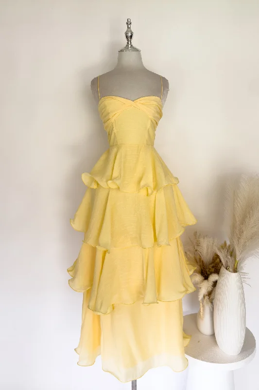 End Of Season Clearance Lunara Maxi Dress - Yellow