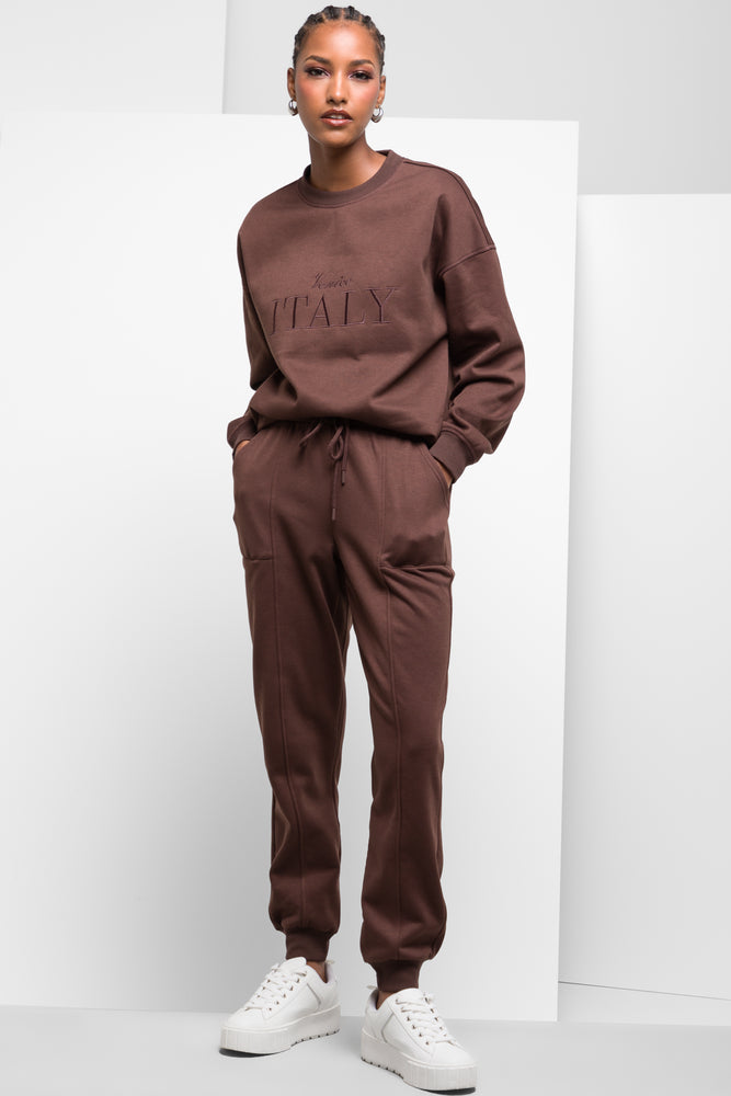 Stylish Statements Trackpants Brown