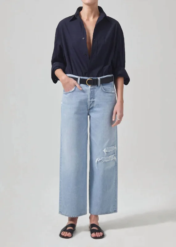 Holiday Sale Pina Low Rise Baggy Crop Pants In Cascade