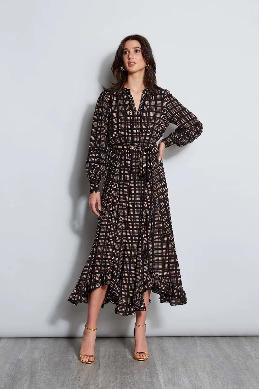 Sophisticated Outfits T-Tahari Icon Dot Midi Dress