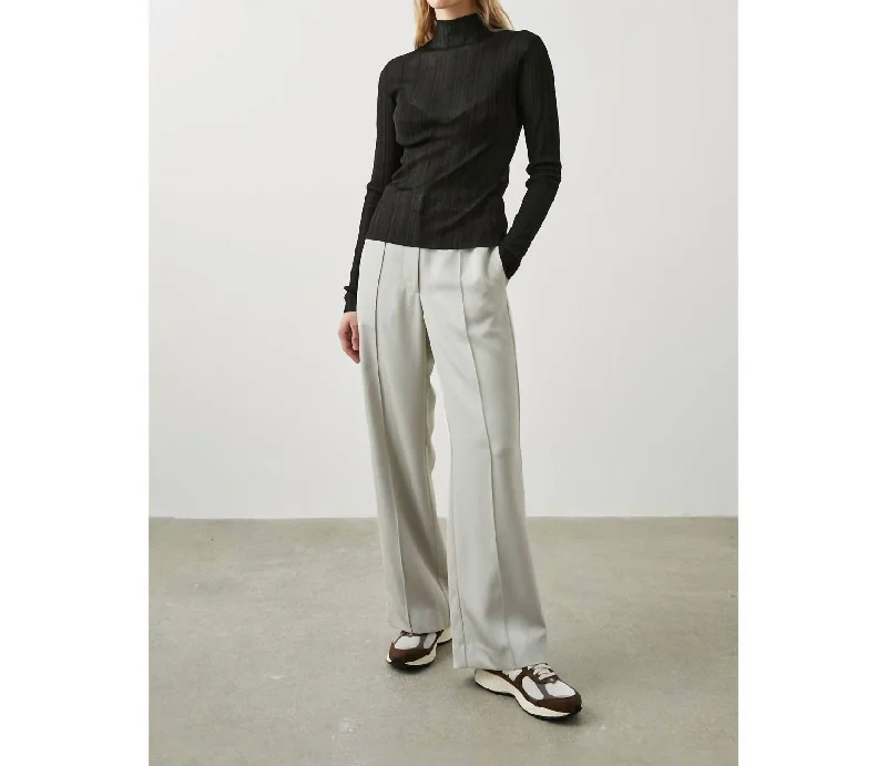 Disco - Inspired Retro Dance Look Alta Pant In Dove