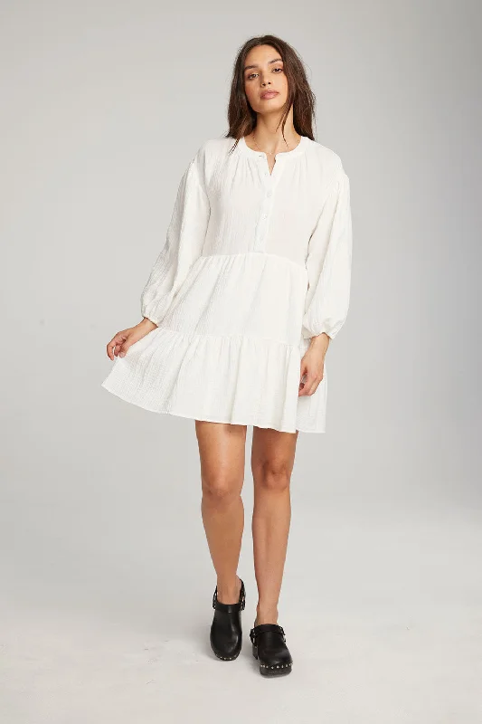 Women's Urban Fashion Magnolia White Mini Dress