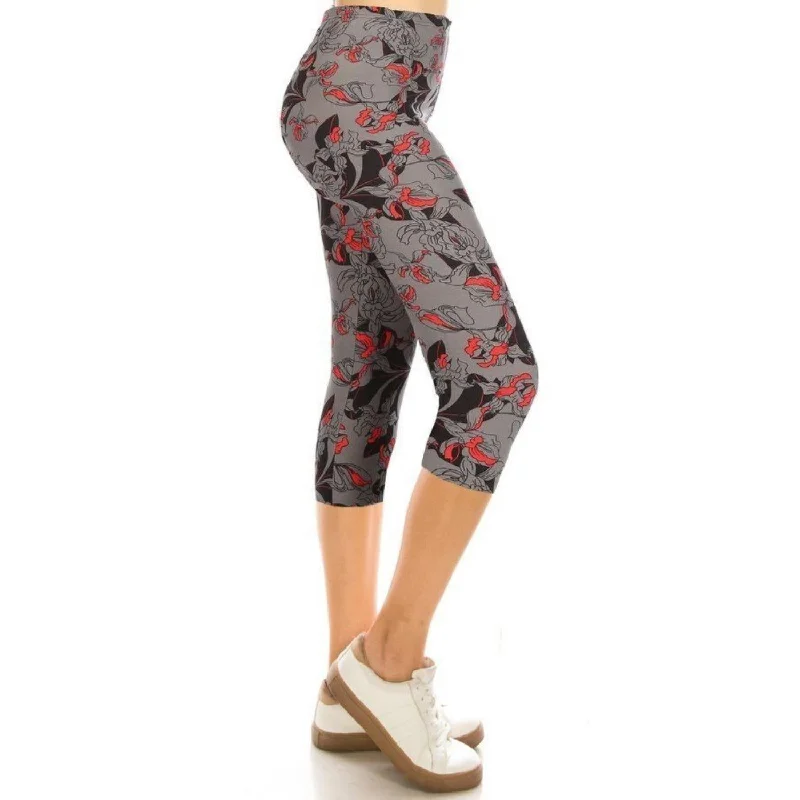 Day To Night Styles Print Capri Leggings