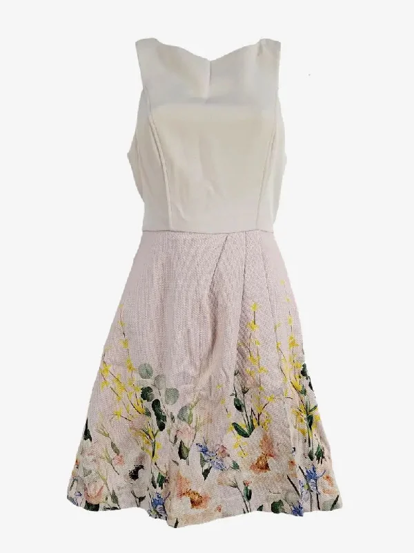 Now On Sale For Chic Urban Styles Ted Baker Kalla Elegant Split Skirt Midi Dress Size 8