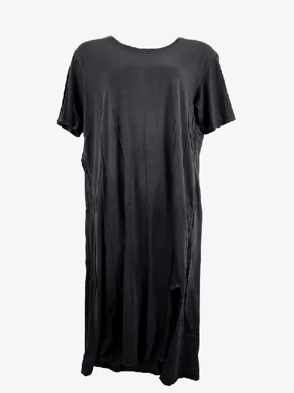 Today Only Assembly Label Charcoal Boxy T-shirt Midi Dress Size 14