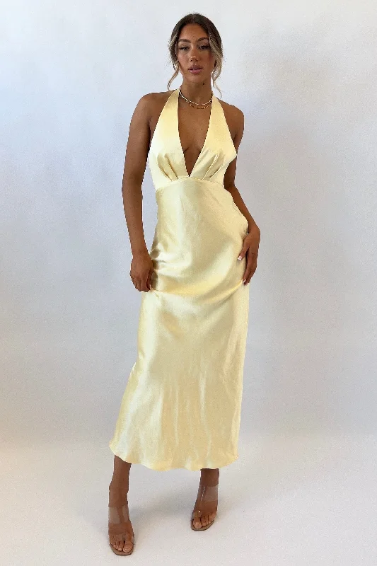 Versatile Wardrobe Essentials Jessalyn Maxi Dress - Yellow