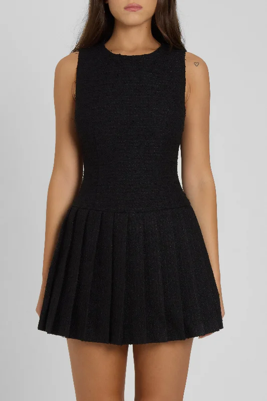 Chic Style Boa Boucle Mini Dress