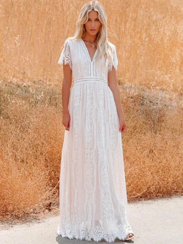 Unbeatable Prices BerriesJam - Elegant Godness Long Flare Maxi Dress