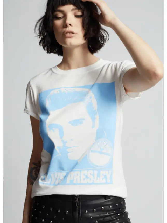 Parisian Effortless Chic Style Elvis X Sun Record the King of Rock N Roll