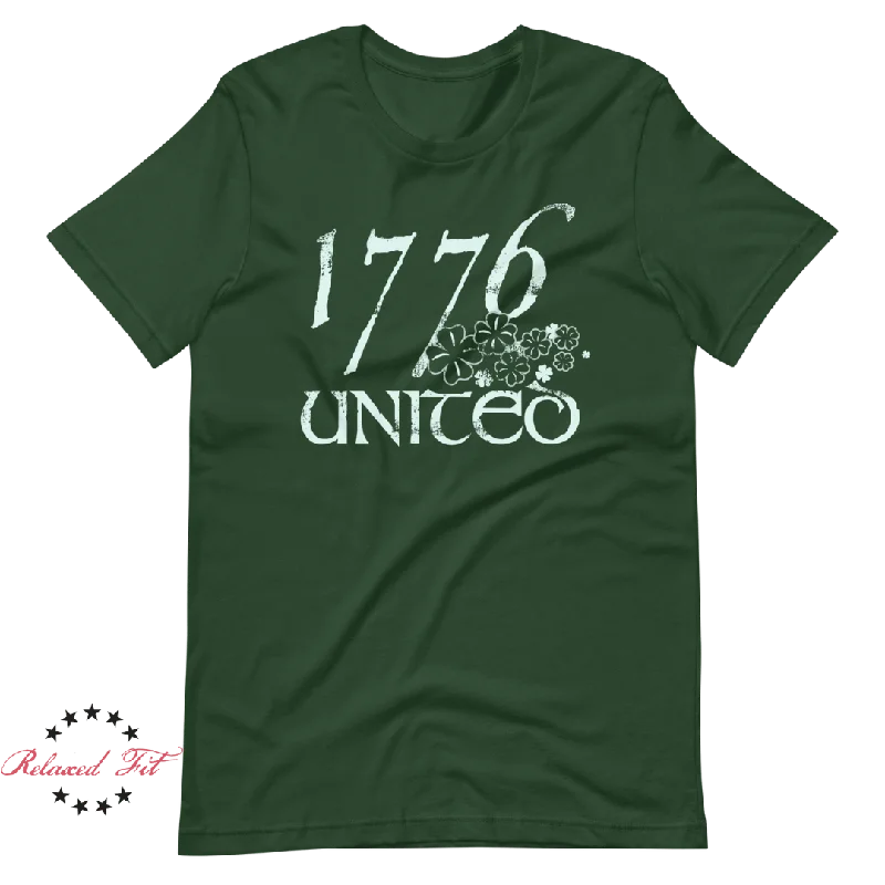 Trendy Street Style Attire 1776 United® Logo Tee - St. Paddy's 2023 (Limited) - Women's Relaxed Fit