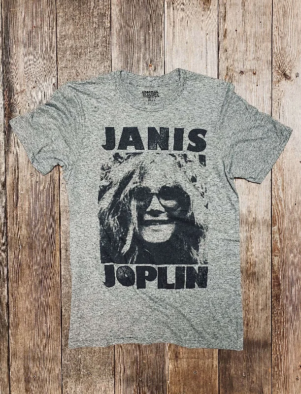 Chic Style, Always In Vogue Janis Joplin Graphite T-Shirt