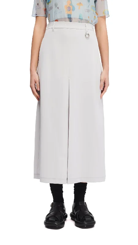 Fashion Forward Femme Pleated Midi Skirt