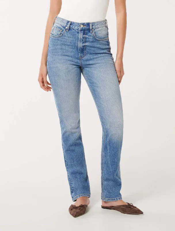 Limited Time Rebecca High Rise Straight Jeans