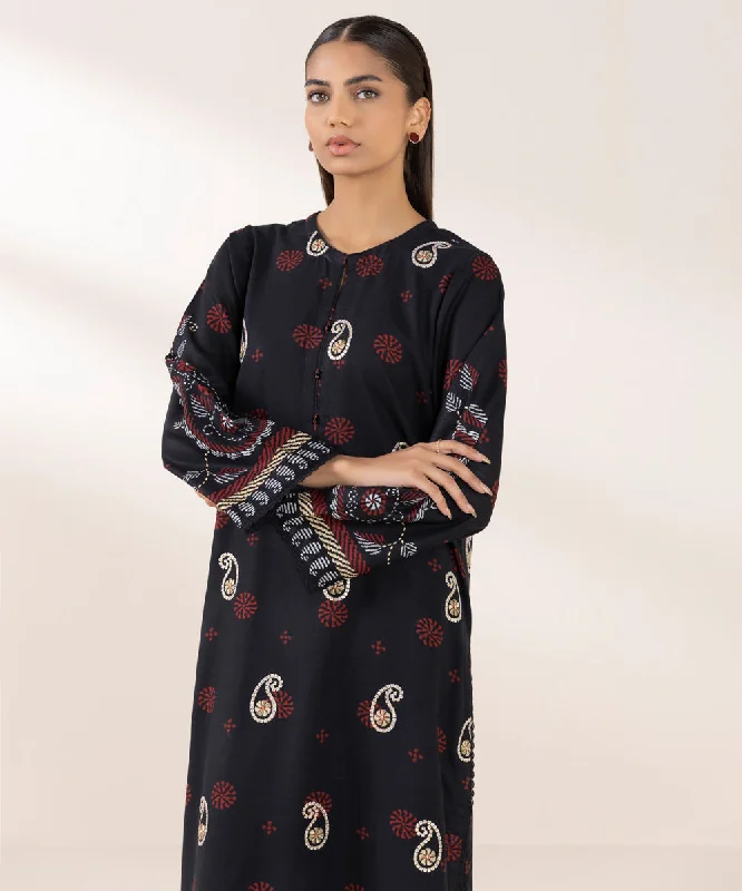 Timeless Elegant Embroidered Raw Silk Shirt