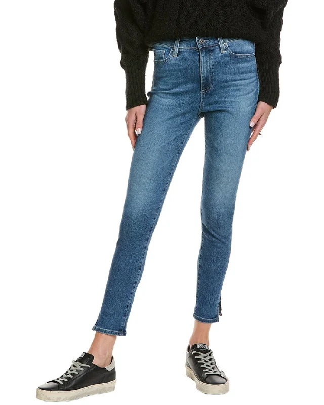 Refined Look AG Jeans Mila Crystal Clarity Super High-Rise Skinny Ankle Jean