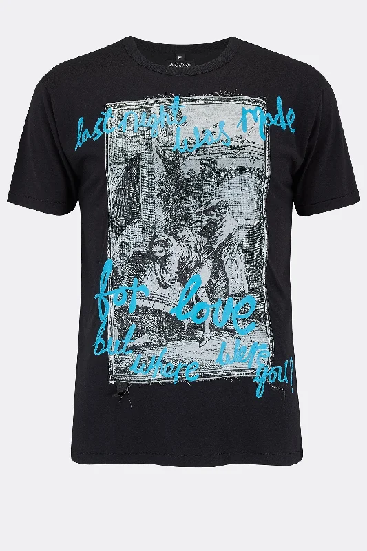 Flash Sale LAST NIGHT TEE SHIRT - BLUE