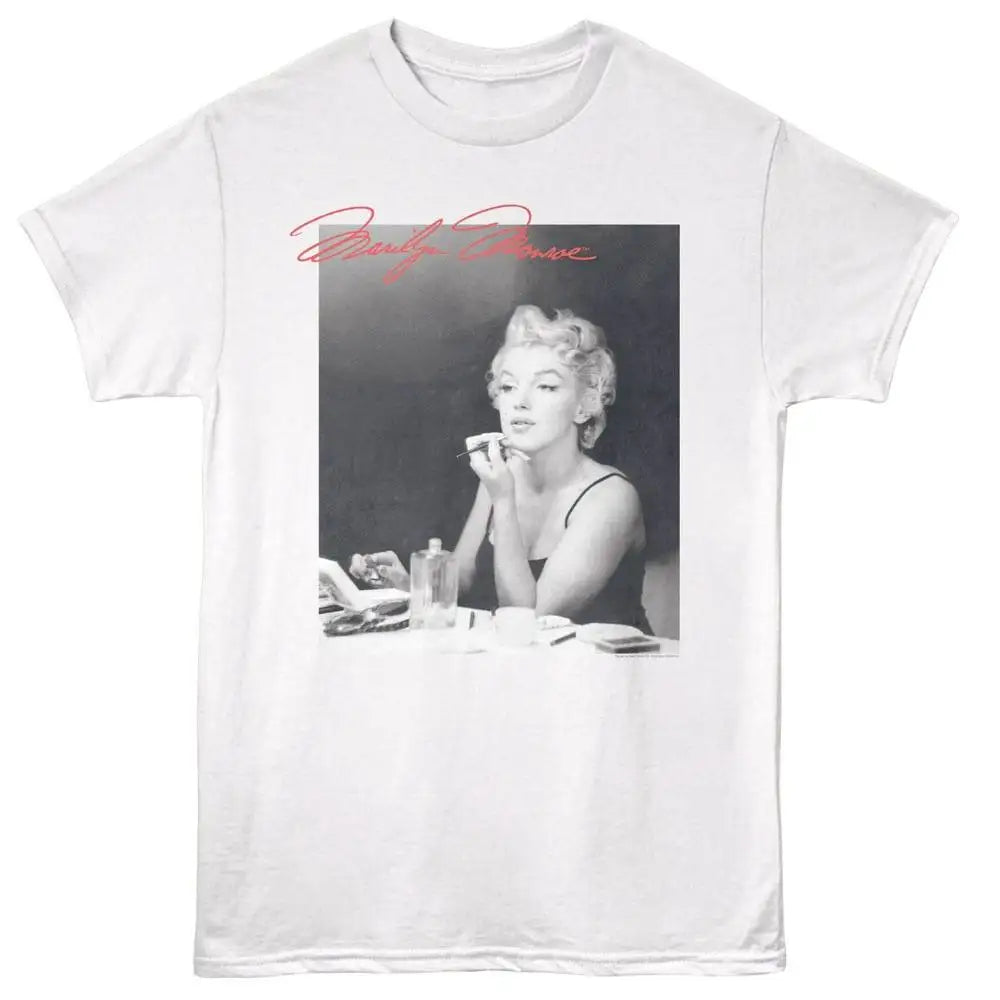 Casual Weekend Relaxed Style Marilyn Monroe Makeup Vanity Tee