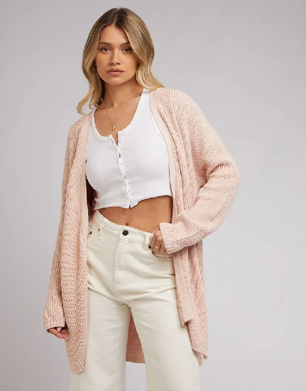 Classic Women's Fashion All About Eve Everyday Knit Cardi Pink