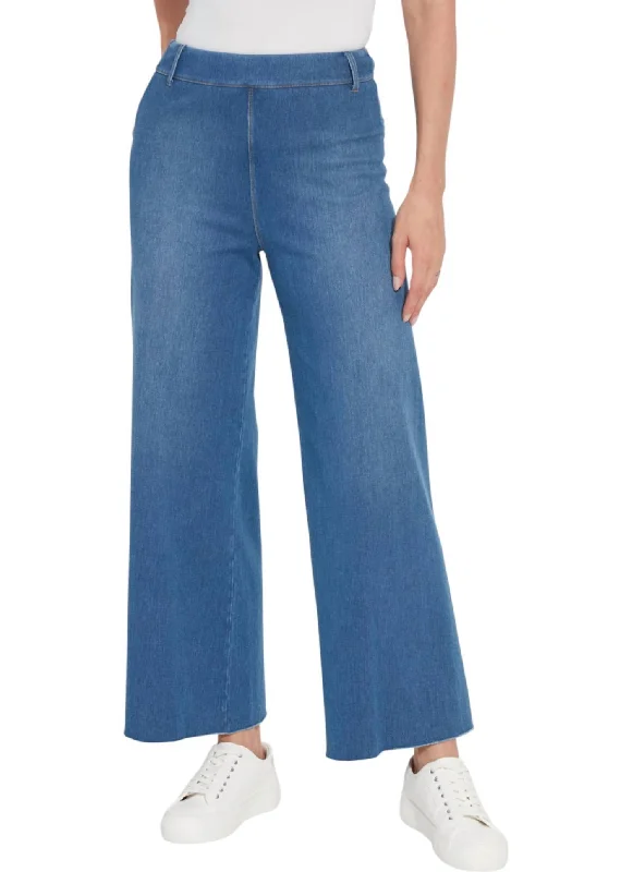 Spring Wardrobe Erin Wide Leg Jeans In Mid Wash