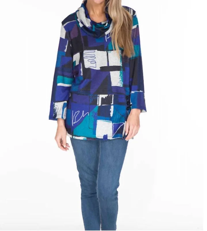 Trendy Threads Phoenix Sweater In Blue