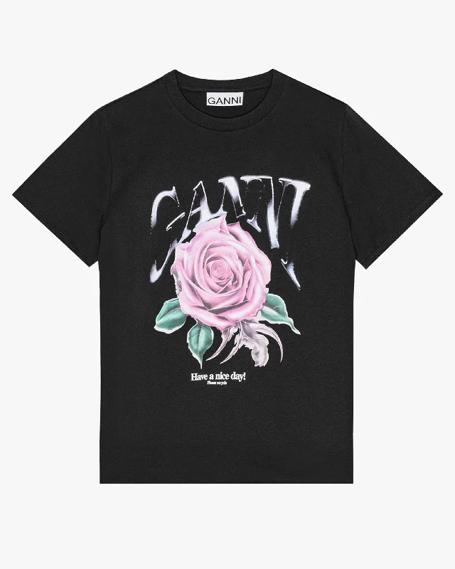 Vintage Style Clothing Sale Rose Relaxed T-Shirt