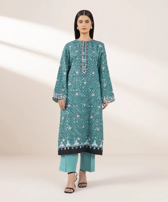 Elegant Attire Embroidered Raw Silk Shirt