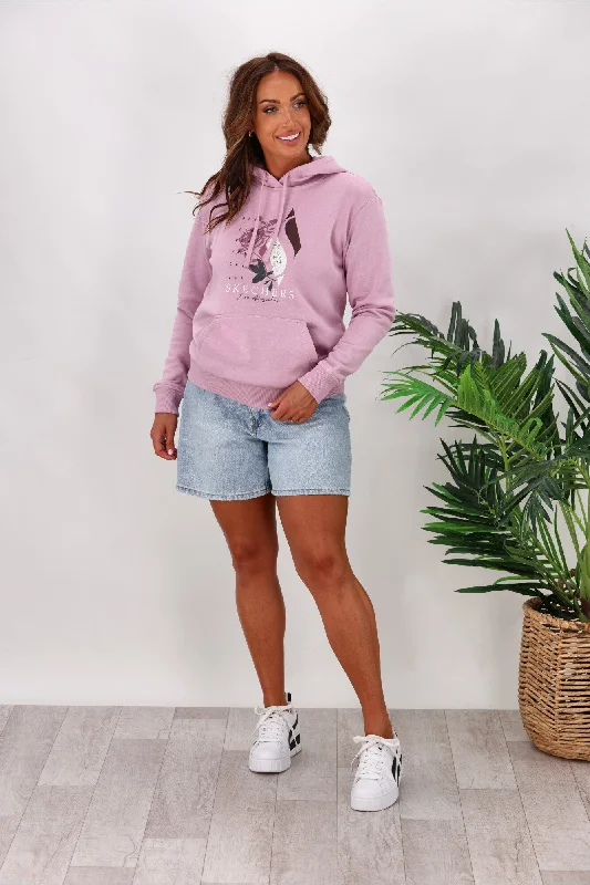 Fashion Forward Femininity Skechers LA Dreams Pullover Hoodie Dawn Pink