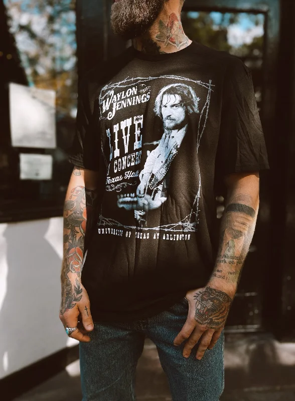 Fashion Frontiers Waylon Jennings Live in Concert T-Shirt