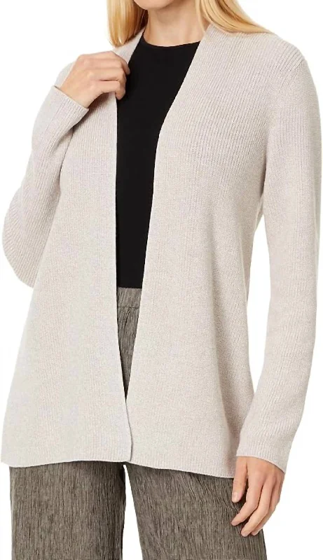 Minimalist Office - Ready Style Women's Cardigan In Dove