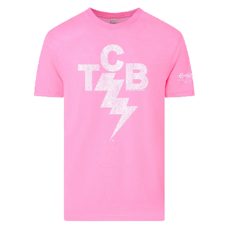 Urban Femme Streetwear Elvis "TCB" Tee - Bright Pink