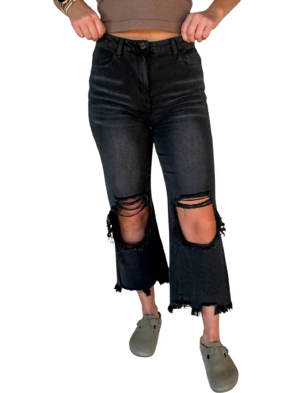 Budget Saver Samson Straight Leg Jeans In Black