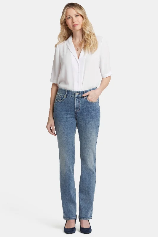 Trend Alert Waist-Match™ Marilyn Straight Jeans - Indigo Stream