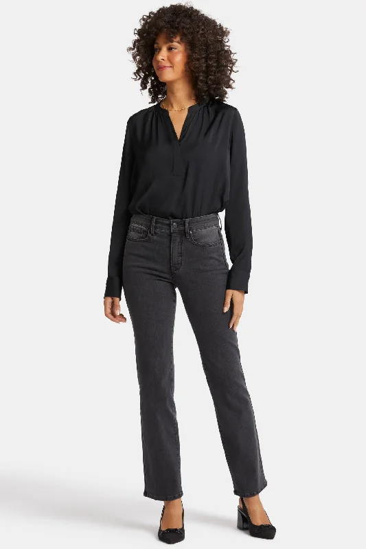 Shop Sales Marilyn Straight Jeans In Long Inseam - Cloud Stone