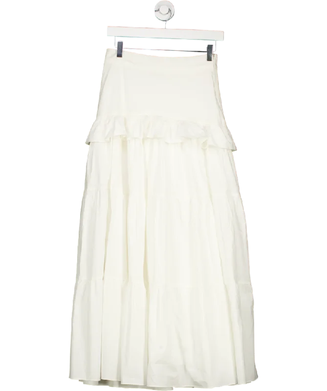 Great Prices On Feminine Styles Mergim White Skirt UK 8