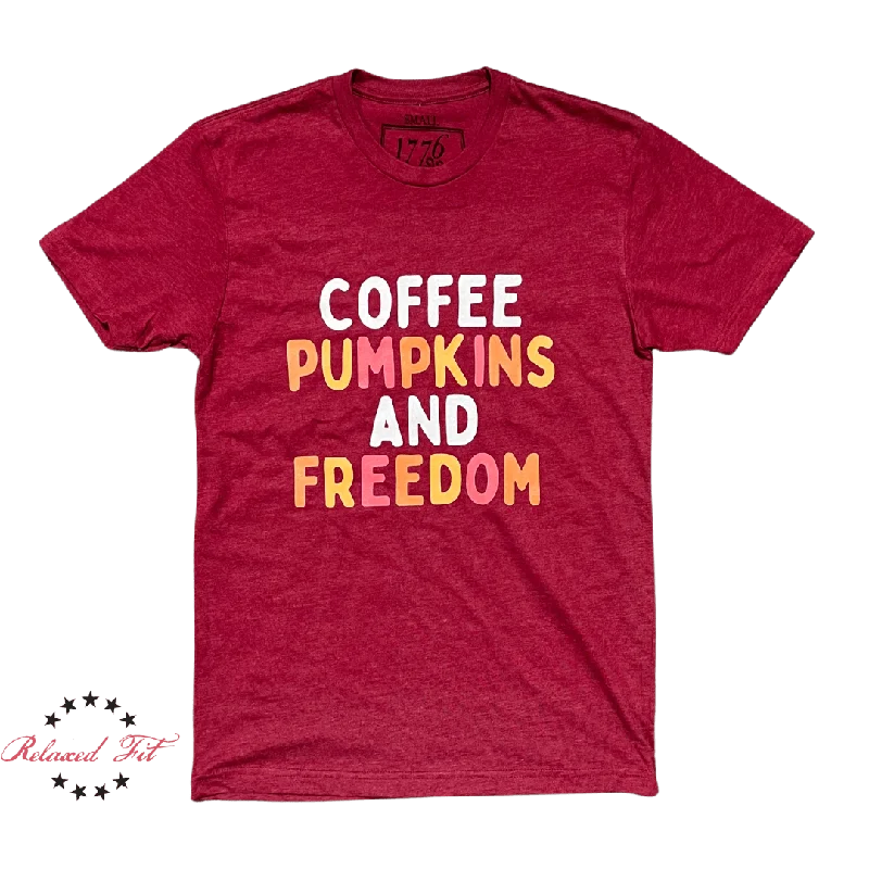 Trendy Fashion for Women Coffee Pumpkins Freedom - Women's Relaxed Fit