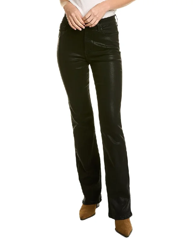 Final Clearance JOE'S Jeans Coated Black High-Rise Bootcut Jean