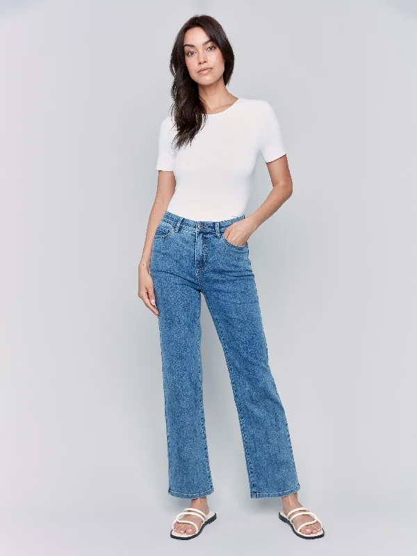 Inspired By You, Designed For You Charlotte Straight Leg Jeans - Medium Blue