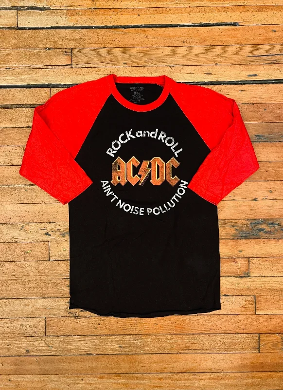 Stylish Statements AC/DC Rock and Roll Raglan T-Shirt