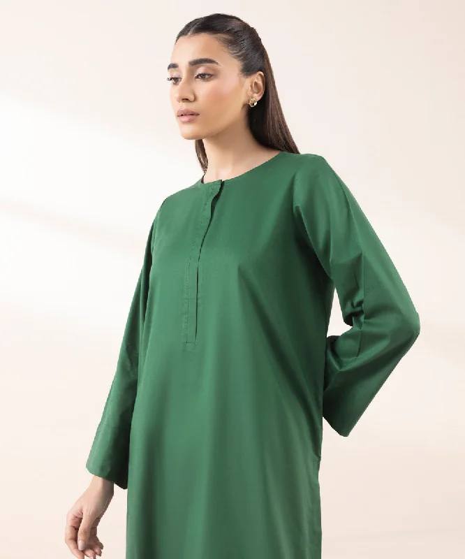 Get The Latest Trends Solid Cotton Viscose Shirt