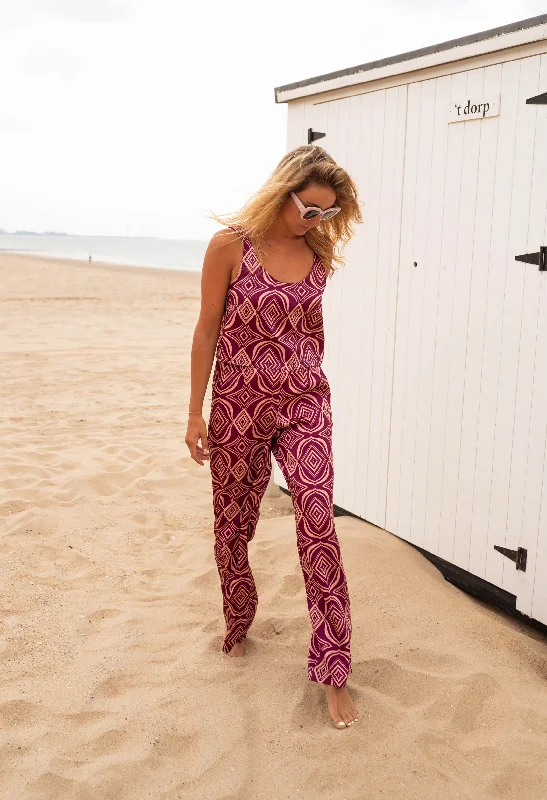 Chic Outfits Purple Patterned Telio Pants