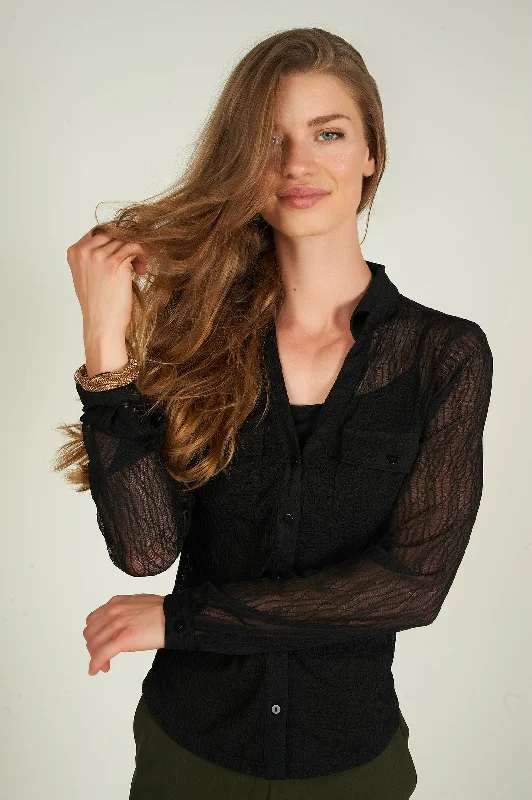 Limited Time Offer Blouse semi-transparente - LEONCIA-LMU - (E-C4)