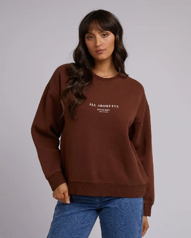 Absurdly Cheap Sale All About Eve Wild Rose Standard Crew Brown