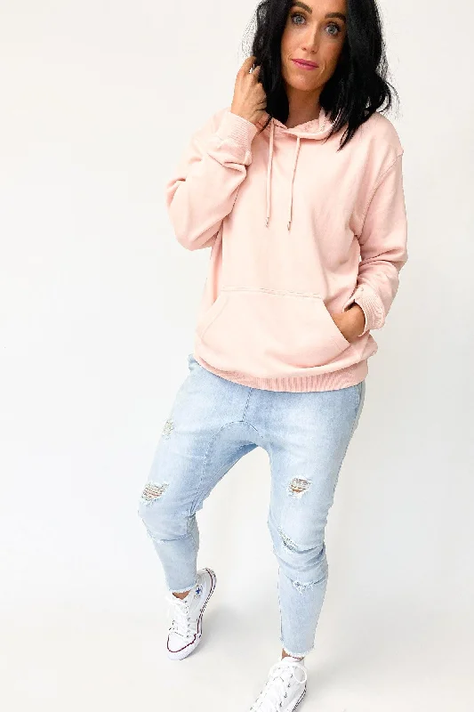 Hot Styles AS Colour Premium Hood Pale Pink