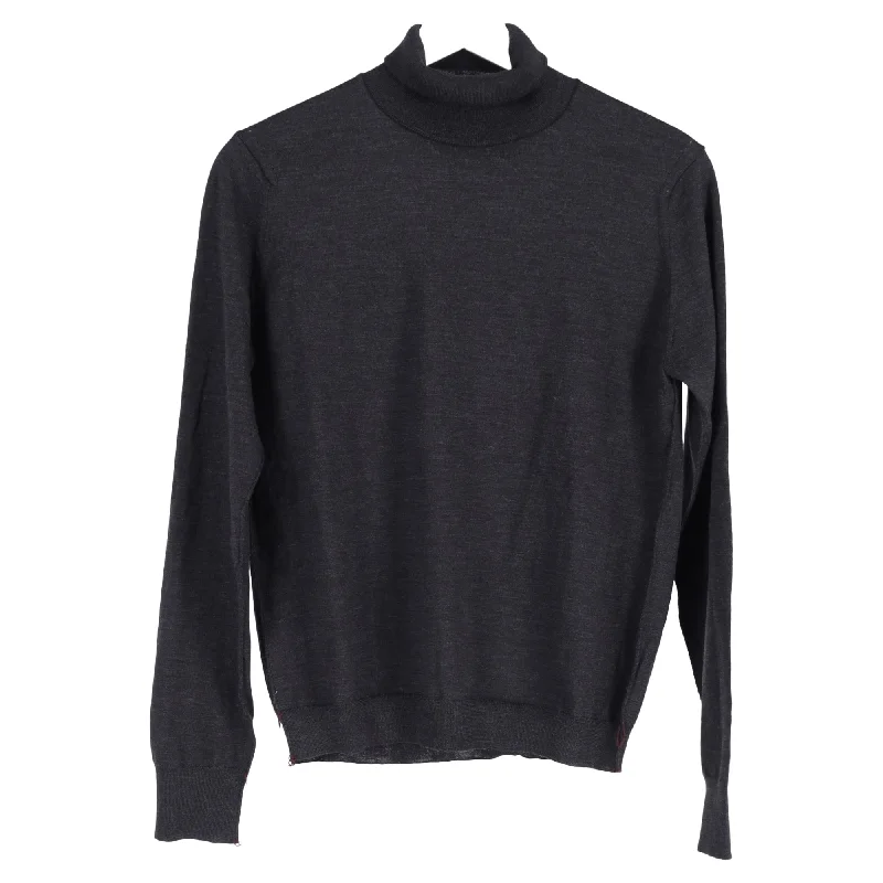 Grab Romantic Date - Night Styles Now Maison Margiela Loose Thread Turtleneck Sweater in Grey Wool