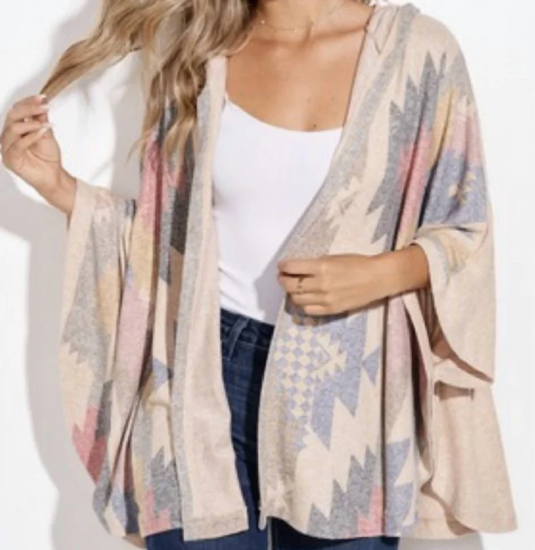 Comfortable Clothes Jaimie In Beige Multi