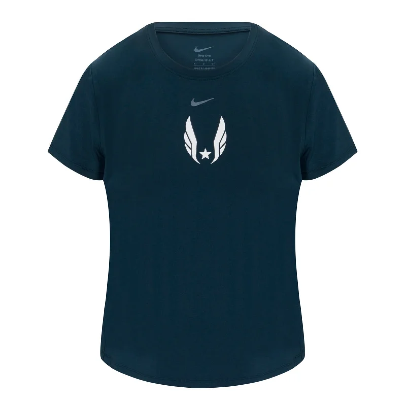 Playful Elegance Nike USATF Women's One Classic Dri-FIT Short-Sleeve Top