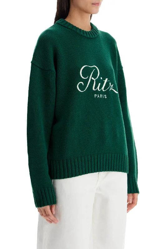 Effortless Sophistication Cashmere Pullover With Ritz Paris Frame