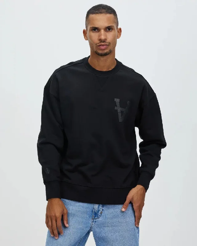 Runway Inspired Wear Abrand Mens A Team Crew Black